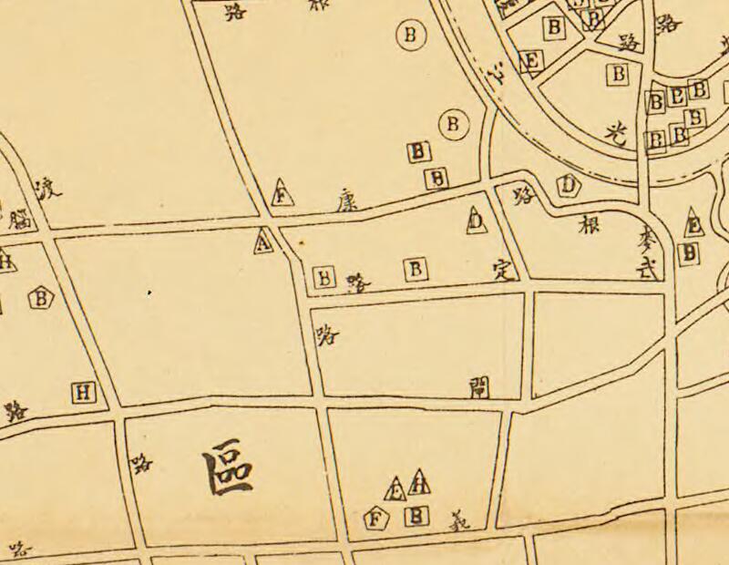 1928年《上海特别市工厂分布地图》预览图2