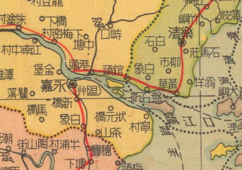 1946年《浙江省分县详图》预览图2