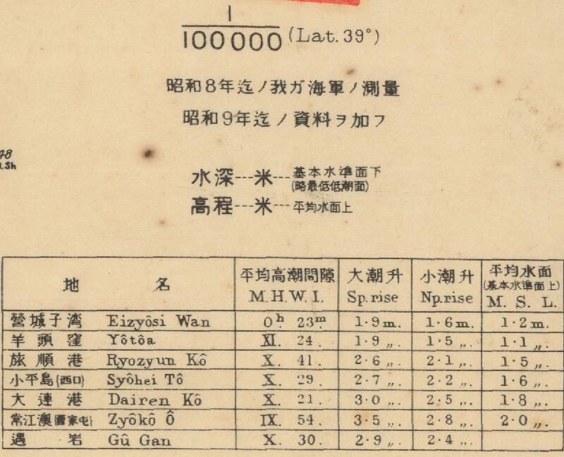 1935年《关东半岛及附近》大连地图预览图3