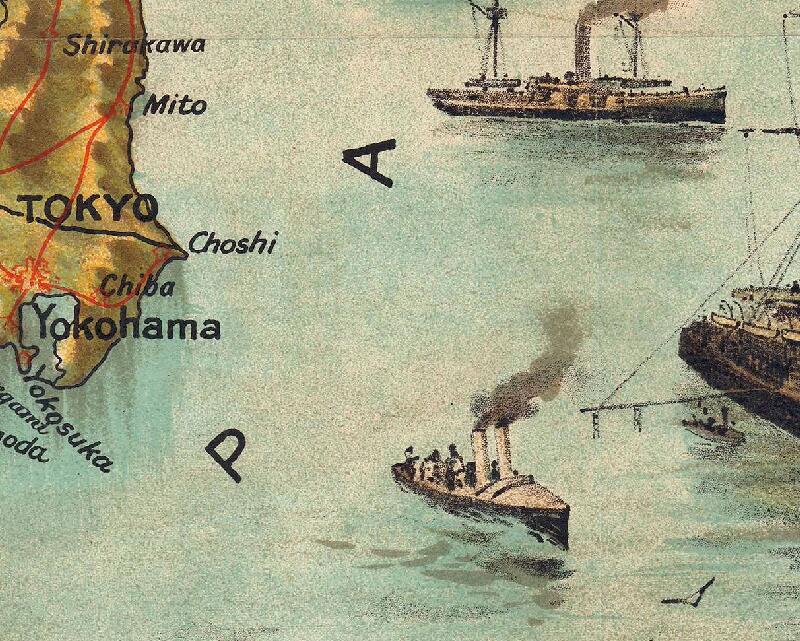 1904年远东鸟瞰地图预览图3