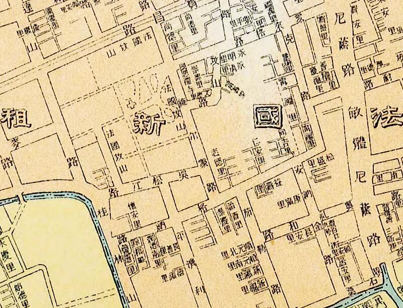 1911年《实测上海城厢租界图》预览图3