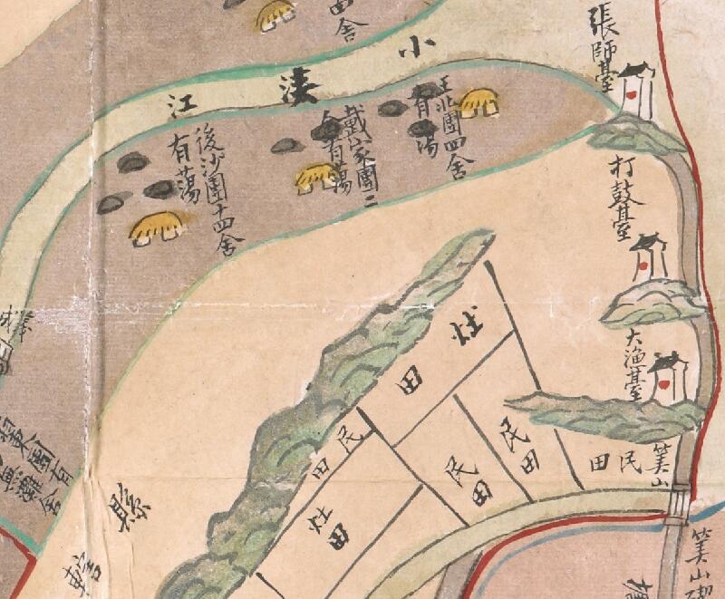 1774年《宁波府镇海县土地分类图》预览图3