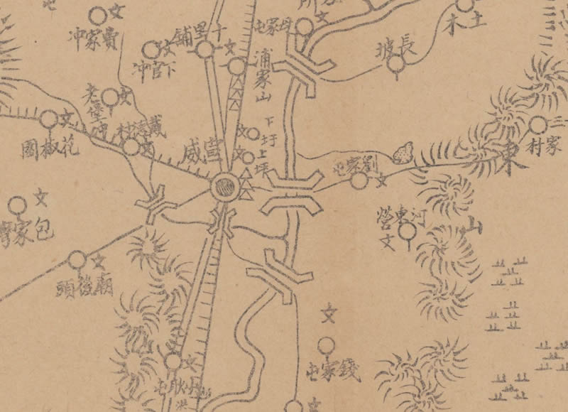 民国云南《宣威县图》预览图1