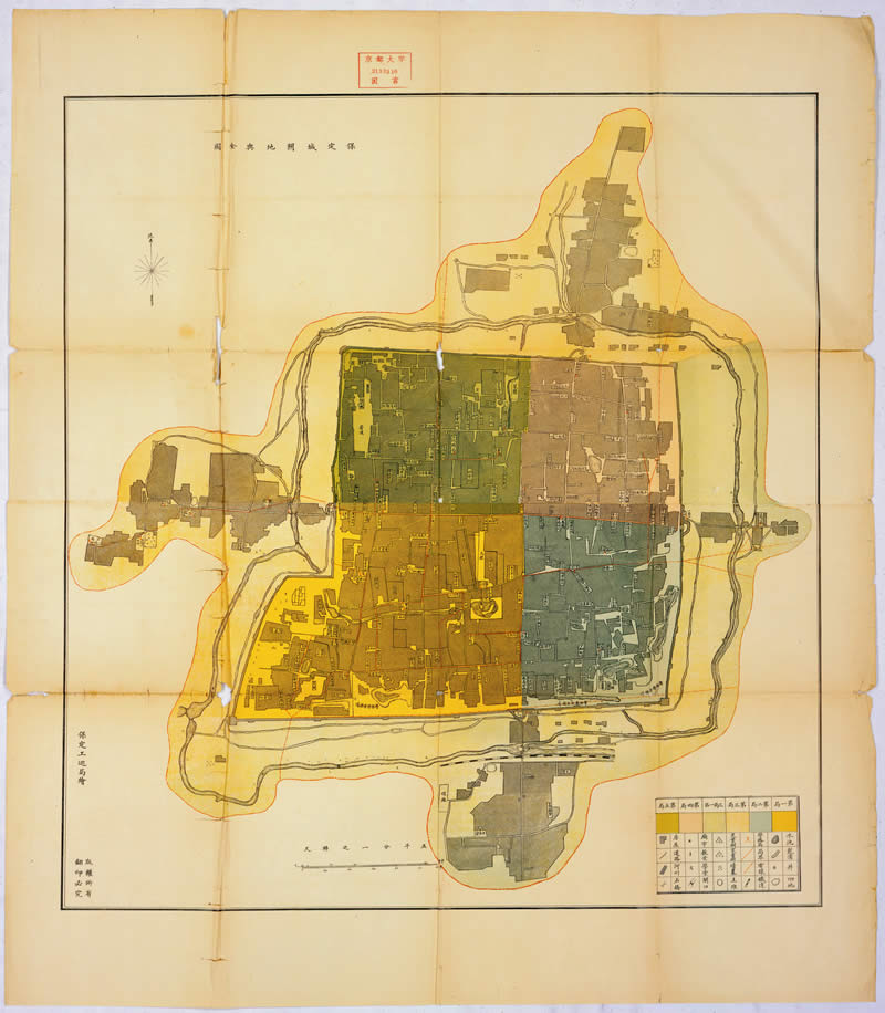 1909年《保定城关地舆全图》预览图