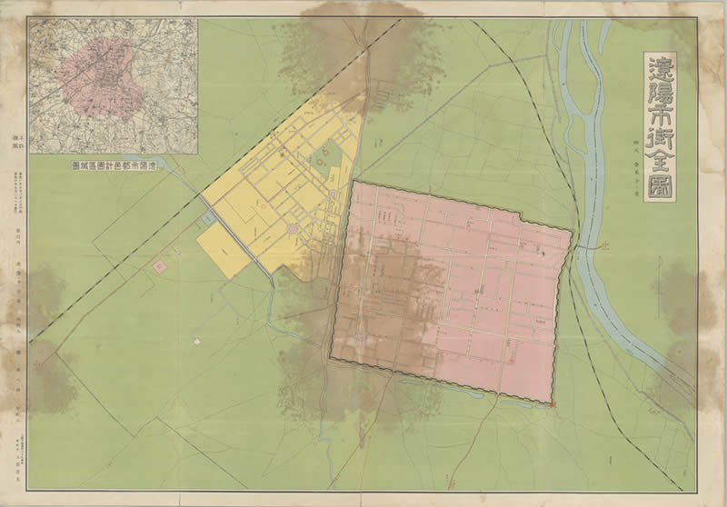 1939年《辽阳市街全图》预览图