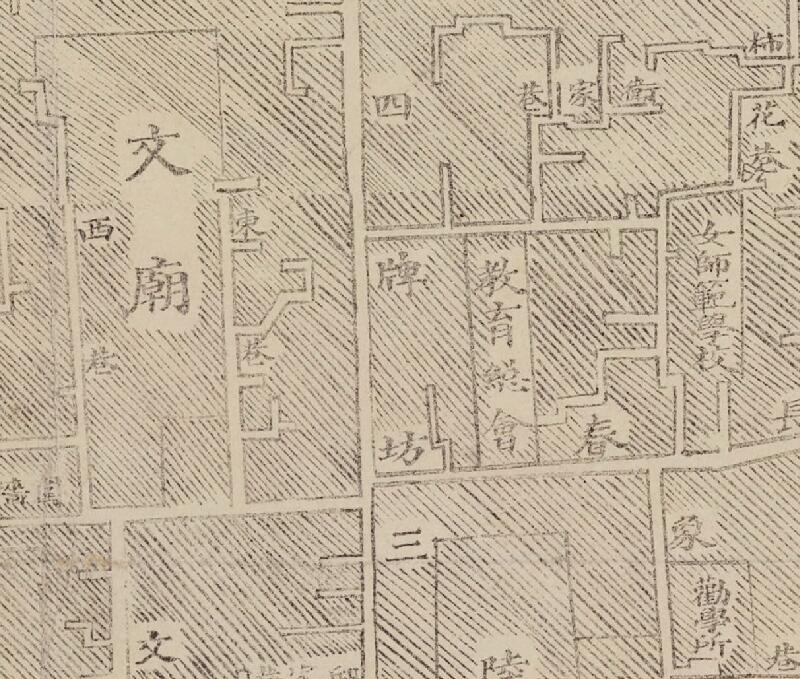 1914年《最新云南省城街道全图》预览图1