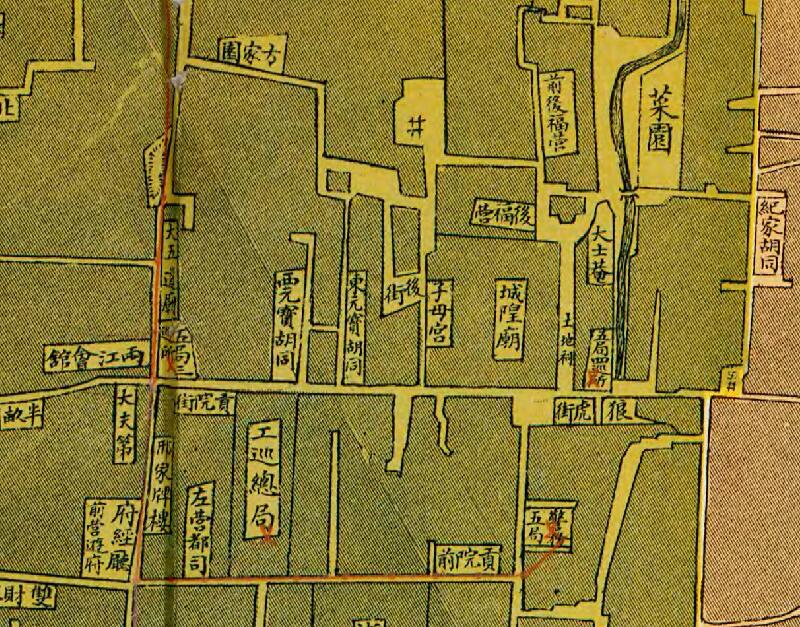 1909年《保定城关地舆全图》预览图1