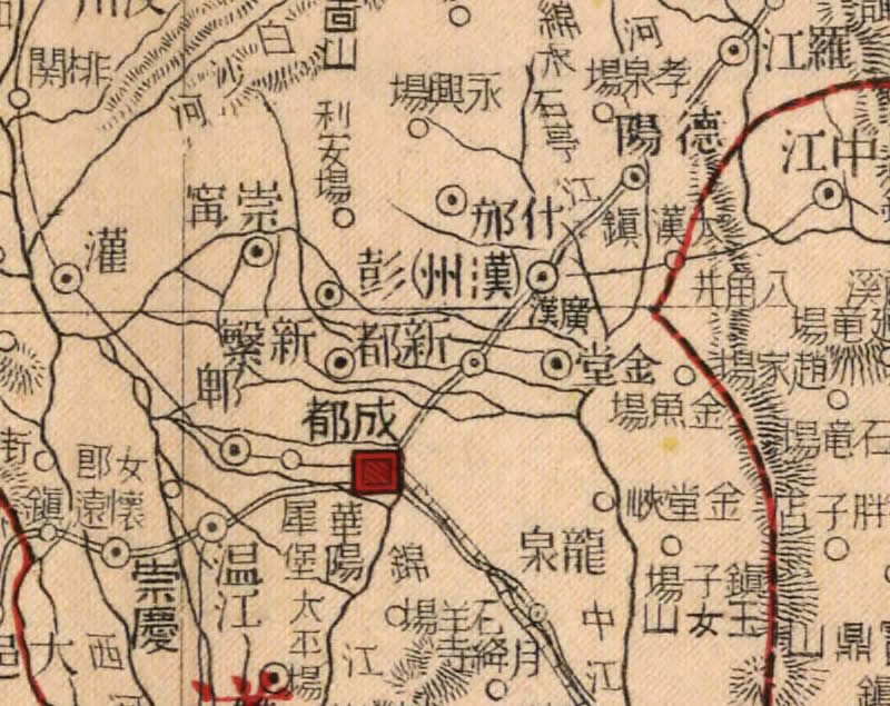 1917年四川省 川边特别区域地图预览图1