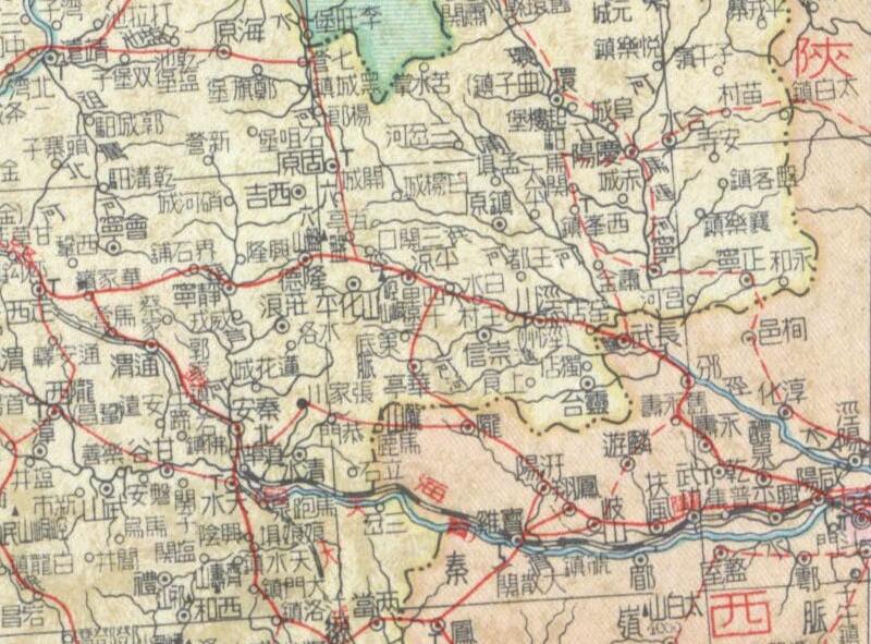1948年《甘肃省》地图预览图1