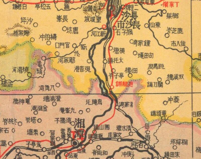 1939年《湖南全省形势新图》预览图1