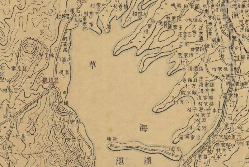 1935年云南《昆明县》地图预览图2