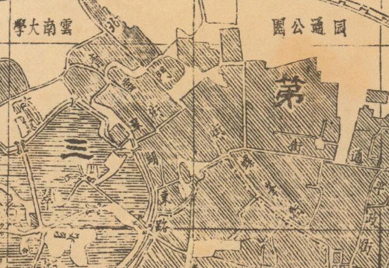 1942年《昆明市区详图》预览图2