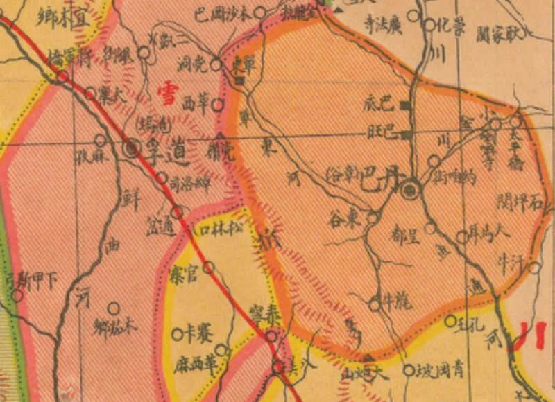 1935年《西康省分县新图》预览图2