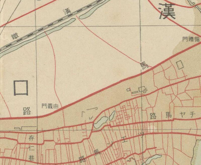 1938年《最新武汉三镇详图》预览图2