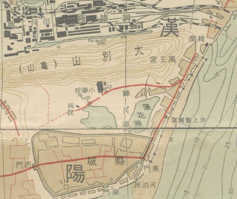 1938年《最新武汉三镇详图》预览图3