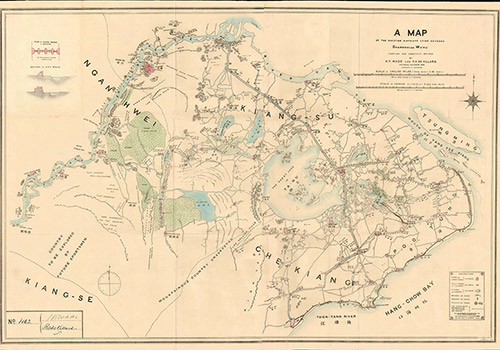1893年上海及苏州地区图缩略图