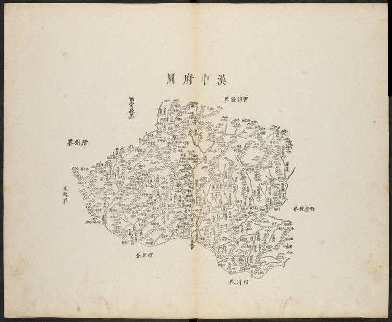 1662-1722年间陕西分区地图预览图3
