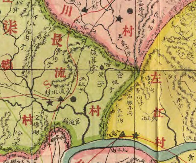 1927年《通化县全图》预览图1