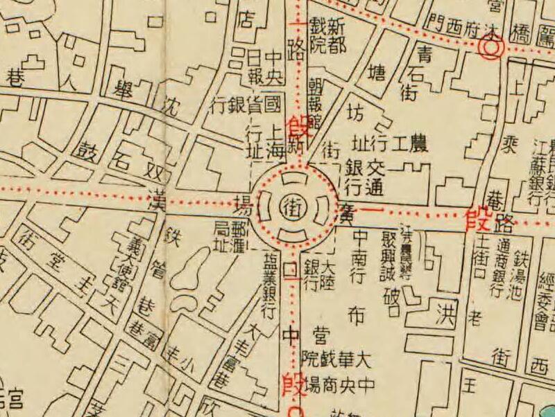 1937年《最新实测新南京市详图》预览图1