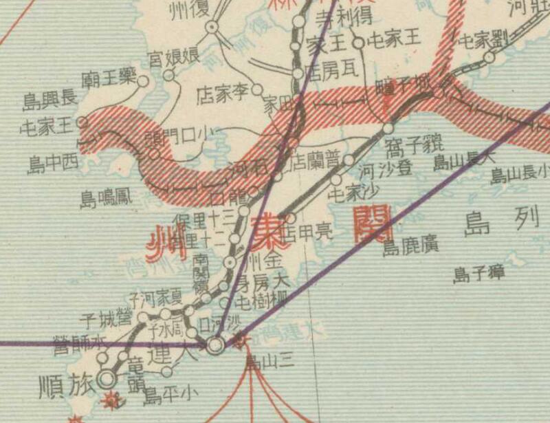 1930年代《大满洲国及北支地图》预览图2