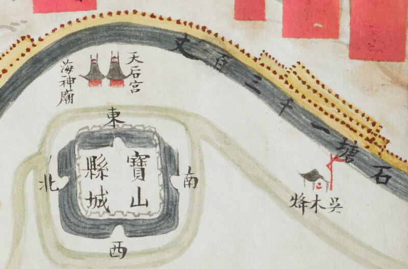 1835年后《宝山海塘工程全图》预览图3