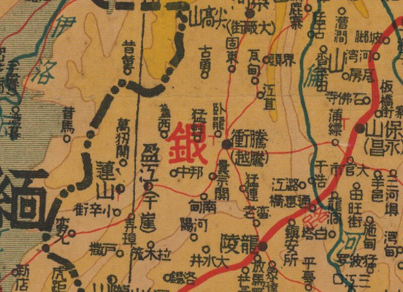 1940年《西部各省地理图》预览图3