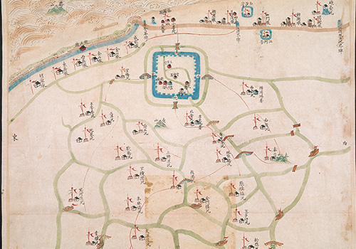 1759年前《金山营汛舆图》缩略图