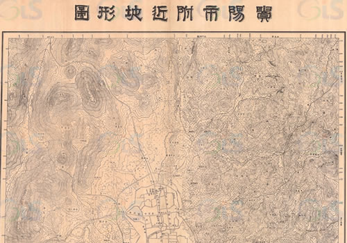 1936年《贵阳市附近地形图》缩略图