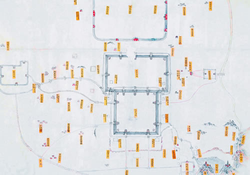 1853年《京师布防图》缩略图