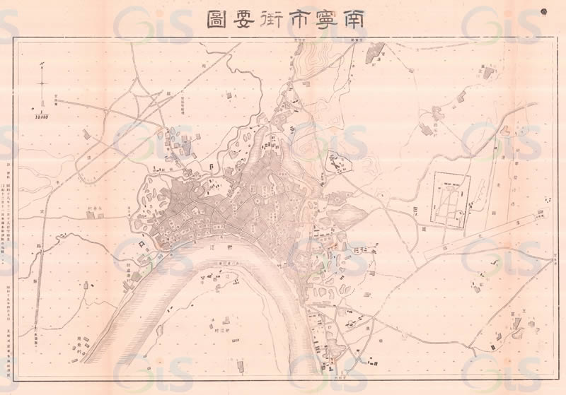 1944年《南宁市街要图》预览图