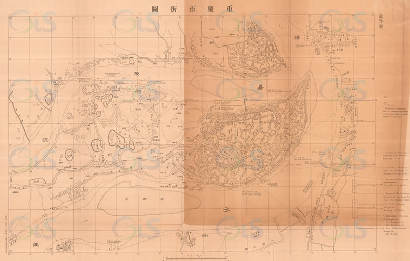 1940年《重庆市街图》预览图