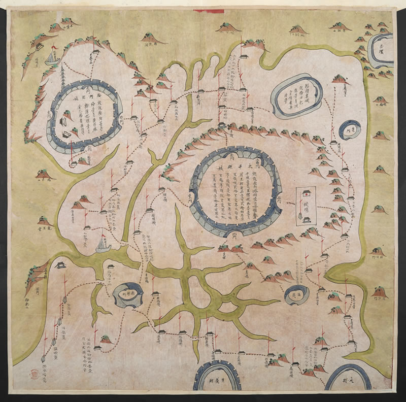 1842年温岭《浙江太平县营舆图》预览图