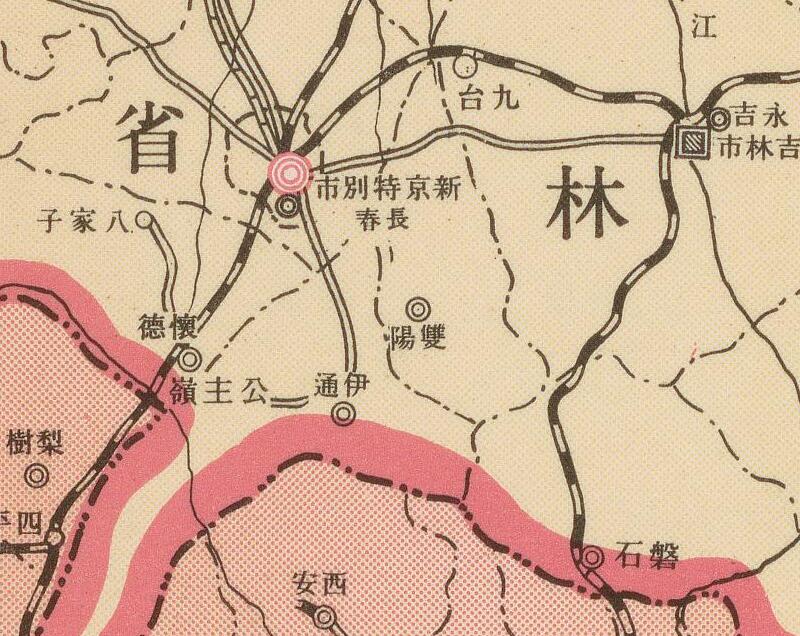 1934年《满洲帝国新行政区划图》预览图1