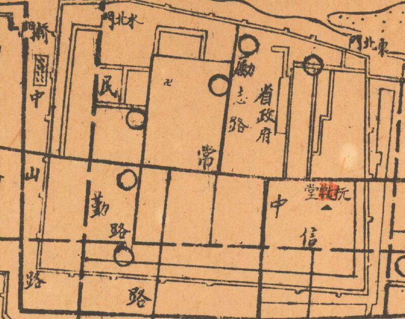 1941年《兰州市区路网设计图》预览图1
