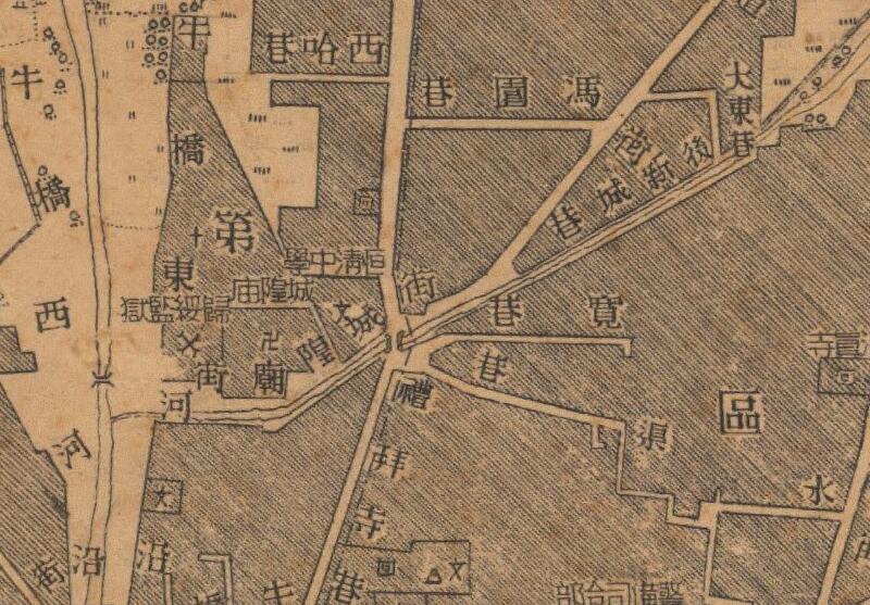 1947年呼和浩特《归绥市城市图》预览图1