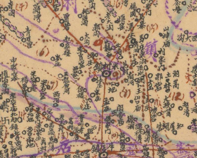 1942年《河南省密县县级详图》预览图1
