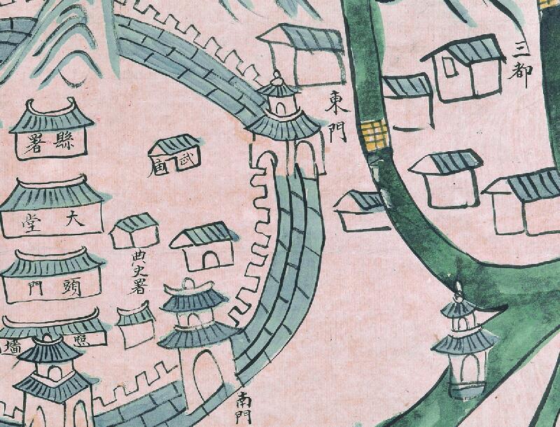 1845年《遂安县山川之图》预览图1