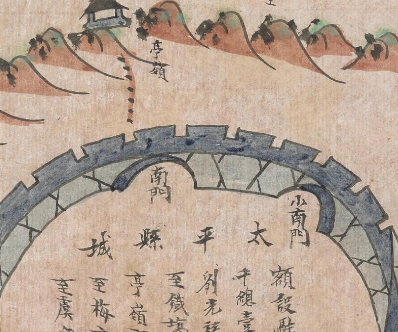 1842年温岭《浙江太平县营舆图》预览图1