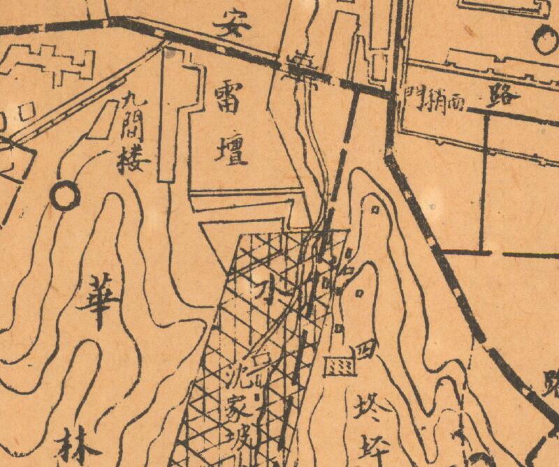1941年《兰州市区路网设计图》预览图2