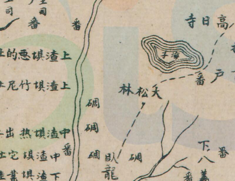 清末康定《打箭炉直隶厅图》预览图2