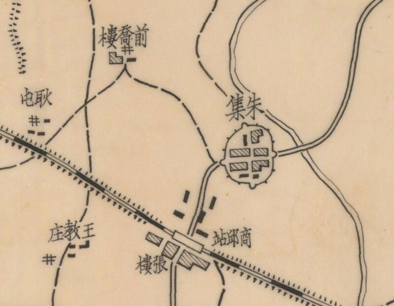 1944年河南《商邱现况图》预览图2