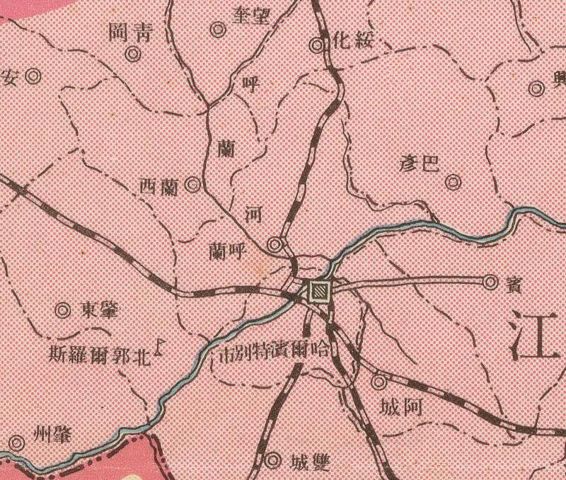 1934年《满洲帝国新行政区划图》预览图3