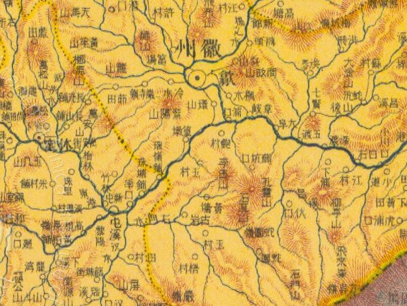 1926年《安徽省明细全图》预览图3