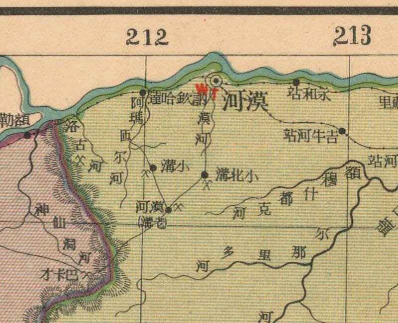 1937年《黑龙江省明细地图》预览图3