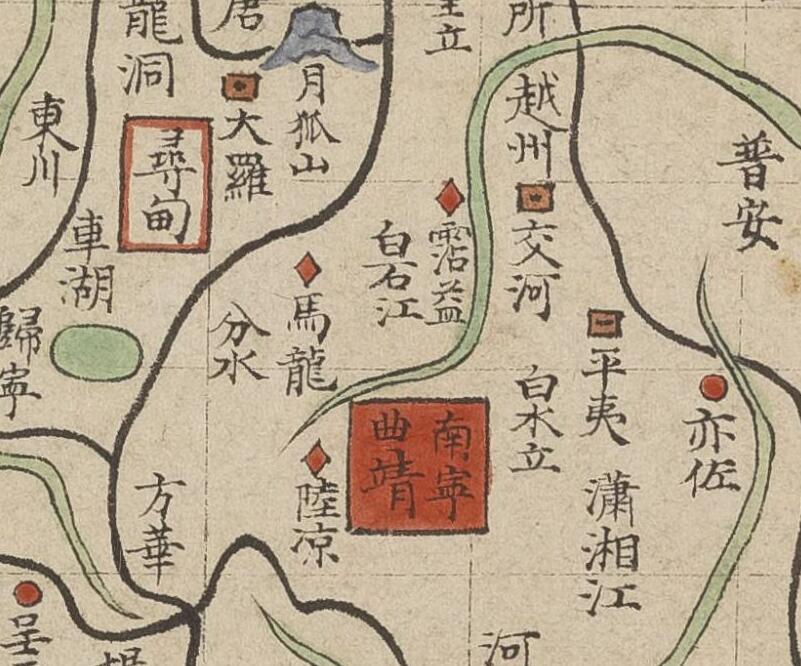 1636年明朝时期《云南地图》预览图3
