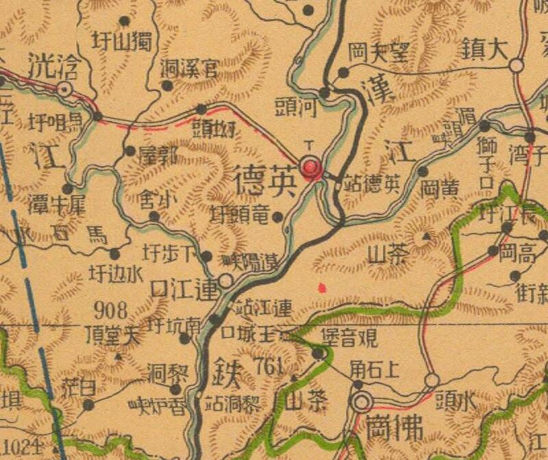 1940年《最新广东省明细大地图》预览图3