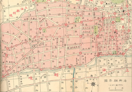 1929年《上海商埠交通图》缩略图