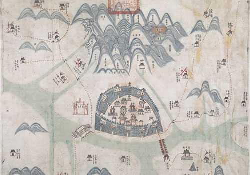 1823年《金华县舆图》