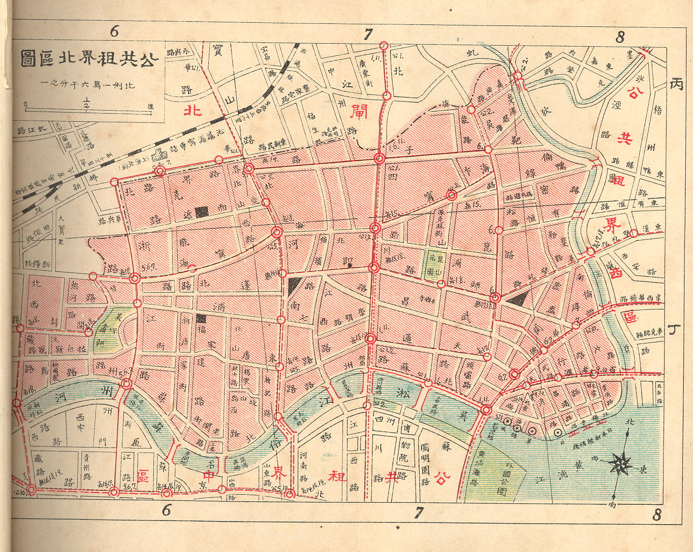 1929年《上海商埠交通图》预览图3