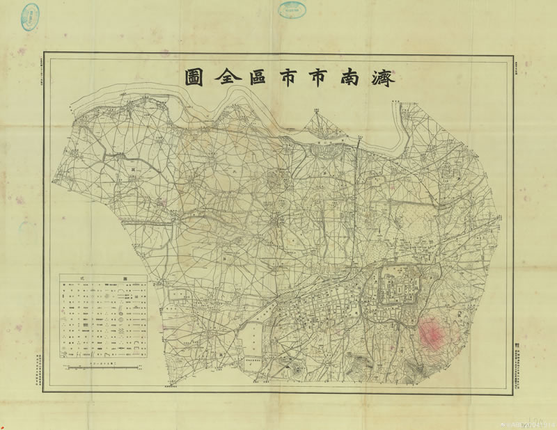 1933年《济南市市区全图》预览图